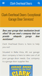 Mobile Screenshot of clarkoverdoors.com